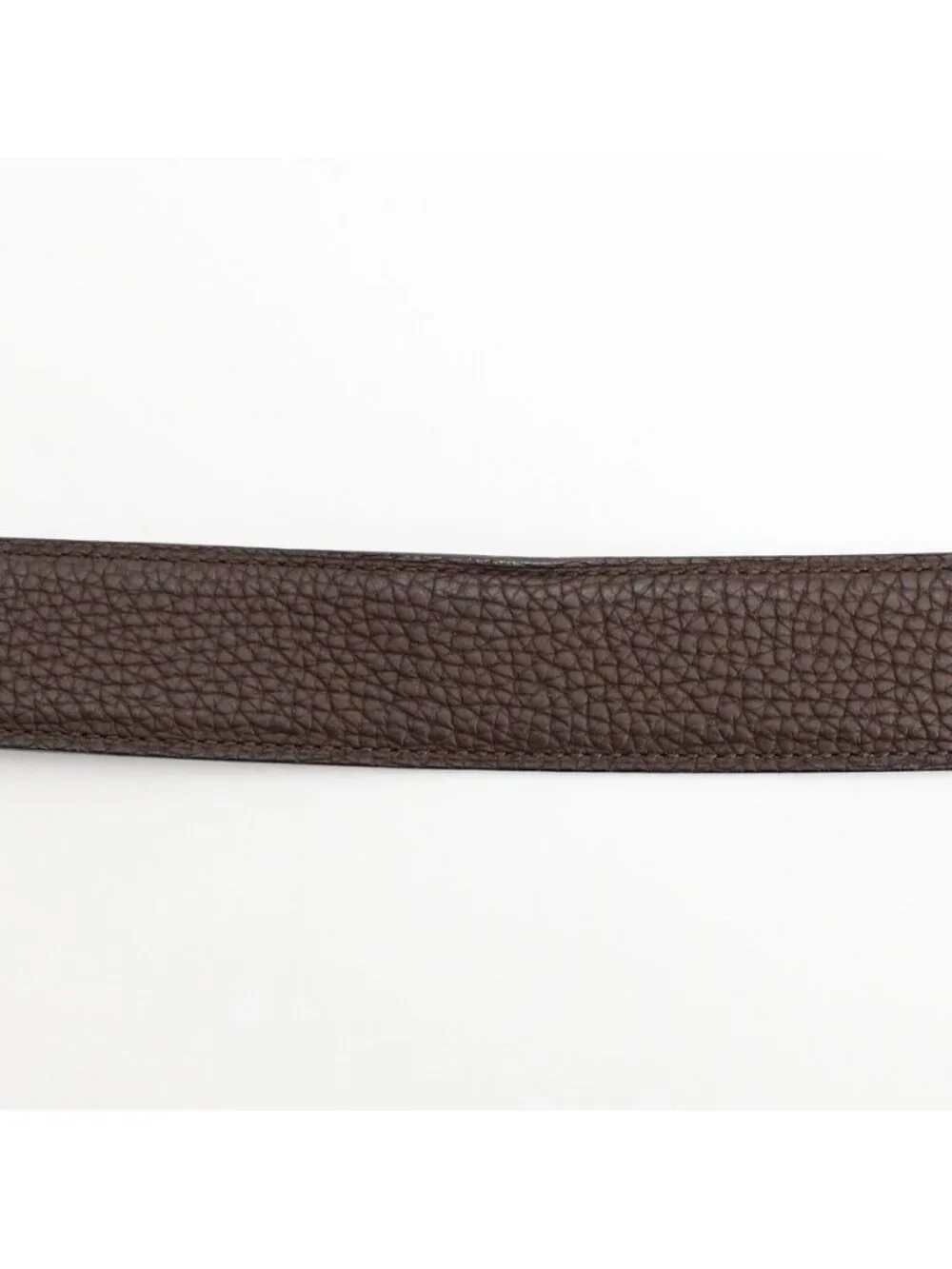 Hermes Belt Guilloche Brown